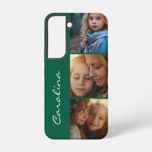 Custom Foto Personalisiert Forest Green Samsung Galaxy Hülle