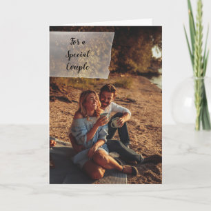 Custom Foto Personalisiert Hochzeit Herzlichen Glü Karte