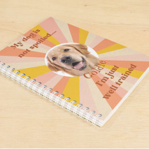 Custom Foto Personalisiert Hundeliebhaber Geschenk Notizbuch