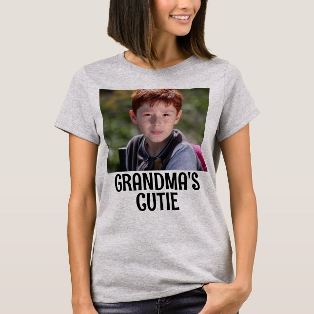 CUSTOM FOTO PERSONALISIERTE T - SHIRT (Vorderseite)