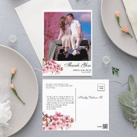 Custom Foto Pink Cherry Blossom Hochzeit Vielen Da