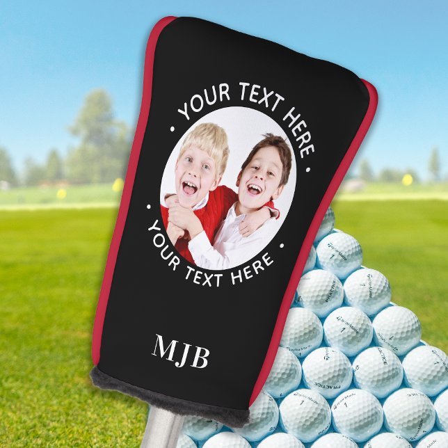 Custom Foto Putter Personalisiert Golfer Monogram Golf Headcover (Von Creator hochgeladen)