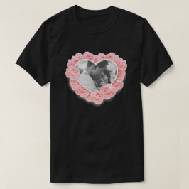 Custom Foto Rose Herz Valentine T - Shirt
