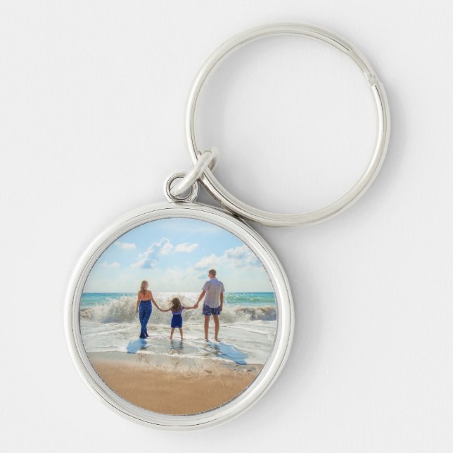 Custom Foto Schlüsselanhänger - Ihr eigenes Design (Vorne)