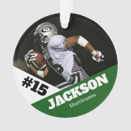 Custom Foto Sportkeepake Ornament Fußball