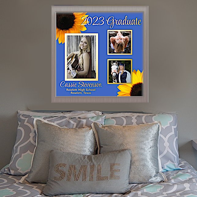 Custom Foto Sunflowers Abschluss Foliendrucke (Von Creator hochgeladen)