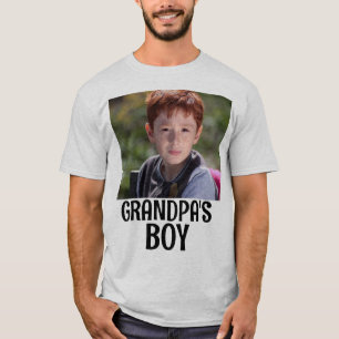 CUSTOM FOTO T - SHIRT FÜR GRANDPA ODER GRANDMA