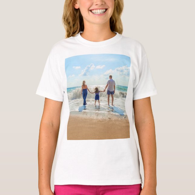 Custom Foto T - Shirt - Ihr eigenes Design - Famil (Vorderseite)