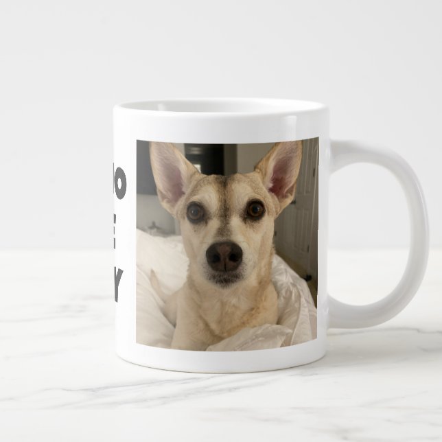 Custom Foto Tasse für Haustiere - Personalisiert K (Rechts)