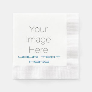 Custom Foto & Text Party Hochzeit, Geburtstag, Pap Serviette