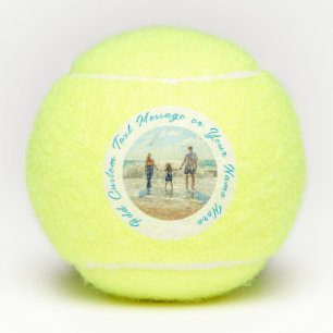 Custom Foto Text Tennis Balls Ihre Fotos Geschenk Tennisbälle