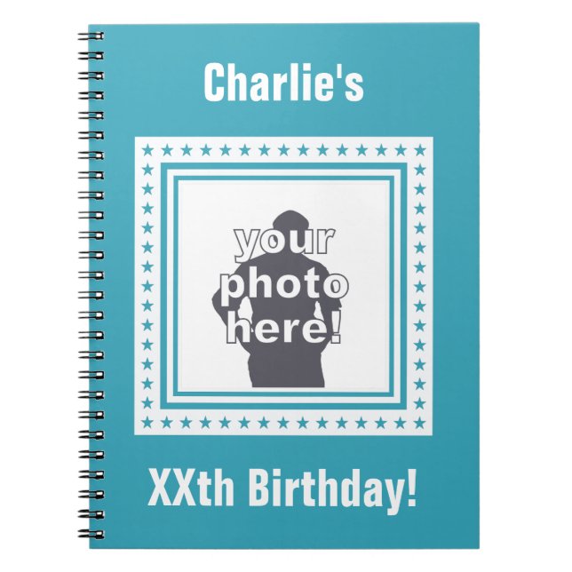 CUSTOM FOTO-, TEXT- und FARBNotebook Notizblock (Vorderseite)