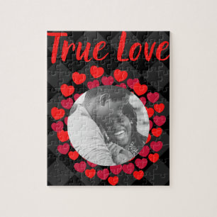 Custom Foto True Love Valentine Puzzle
