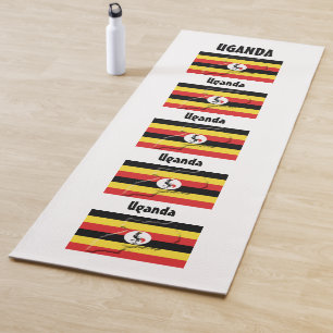 Custom Foto UGANDA FLAG Yogamatte