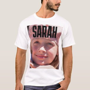 CUSTOM FOTO UND TEXT T - SHIRT