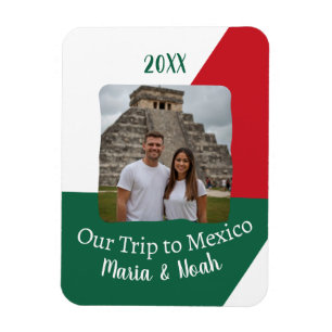 Custom Foto Unsere Reise nach Mexiko Souvenir Magnet