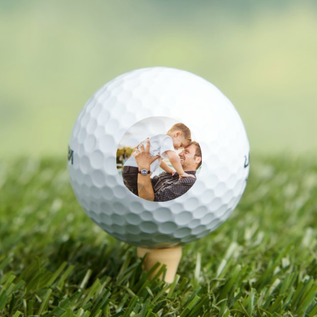 Custom Foto Vatertag Geschenk Golfball (Insitu T-Shirt)