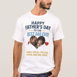 Custom Foto Vatertag T - Shirt - Bester Vater je