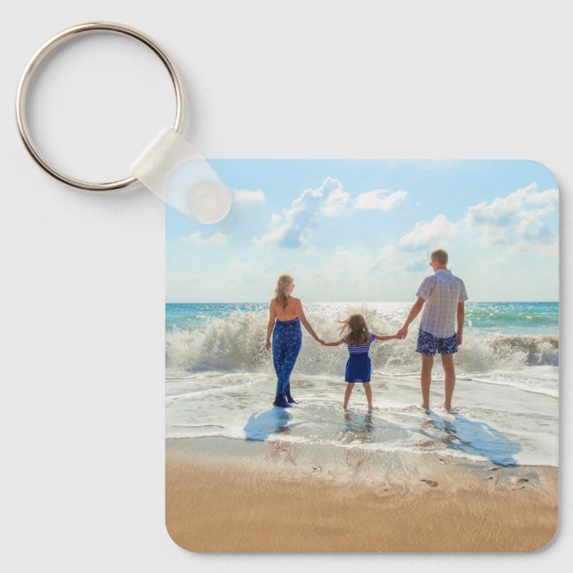 Custom Foto von Keychain Your Family Design - Summ Schlüsselanhänger (Vorderseite)