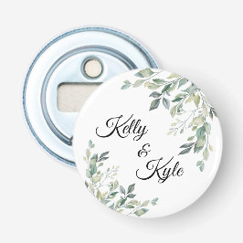 Custom Foto Wedding Verlobung Rustic Napkin Squa Flaschenöffner