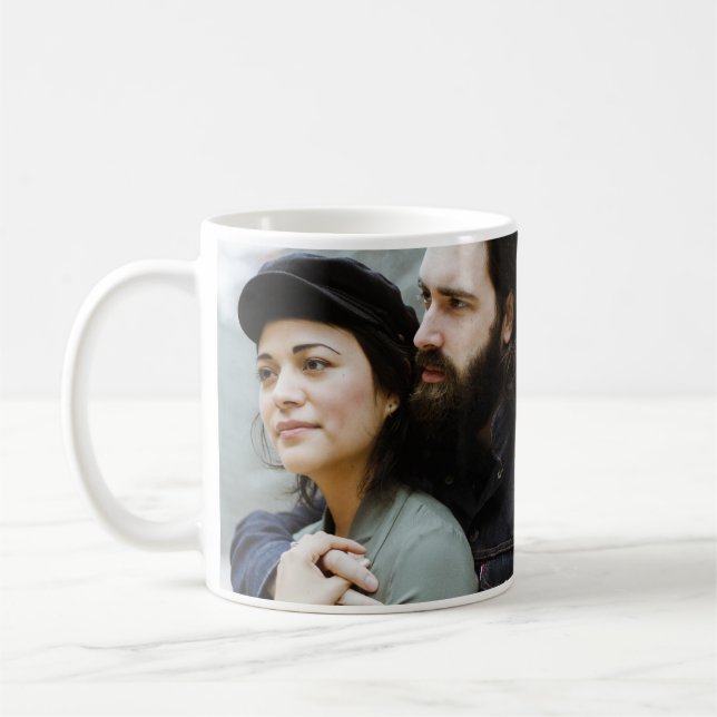 CUSTOM FOTO WEDING ROMANTISCHE KAFFEE TASSE (Links)