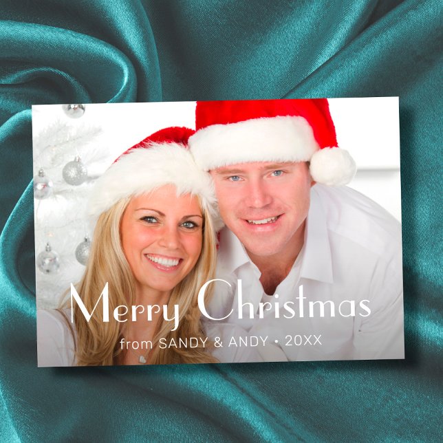 Custom Foto Weihnachten Moderner Chic 2 Side Desig (Von Creator hochgeladen)