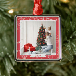 Custom Foto Weihnachten Ornament Aus Metall