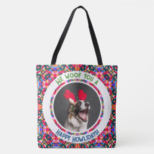 Custom Foto Weihnachts-Hund Mama Mum Colorful