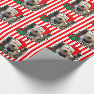 Custom Foto Weihnachts-Weihnachtsmannmütze Pet HO Geschenkpapier