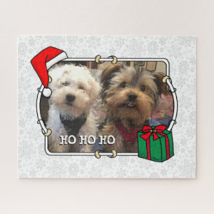 Custom Foto Weihnachts-Weihnachtsmannmütze Pet HO Puzzle