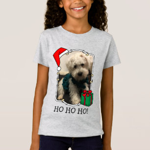 Custom Foto Weihnachts-Weihnachtsmannmütze Pet HO T-Shirt