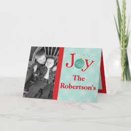 Custom Foto Weihnachtskarte Feiertagskarte