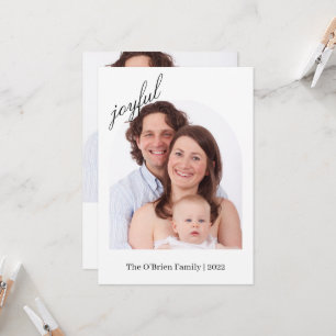 Custom Foto Weihnachtskarte Moderne Fotokarte Einladung