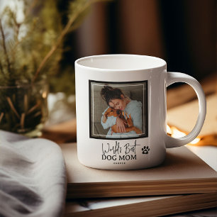 Custom Foto World Best Dog Mama Tasse