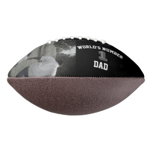 Custom Foto World's Nummer Eins Vater Vater Großva Football
