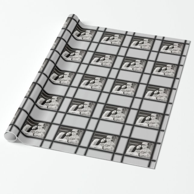 Custom Fotografie Hochzeitsgeschenk Wrap Geschenkpapier (Ungerollt)