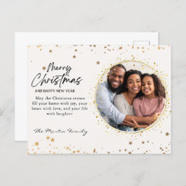 Custom Fotos Frohe Weihnachts-Foto Postkarte