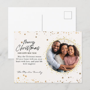 Custom Fotos Frohe Weihnachts-Foto Postkarte