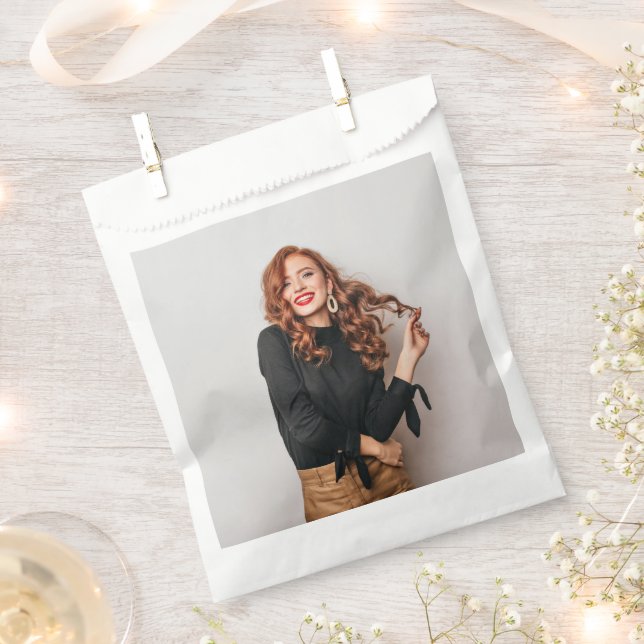 Custom Fotos Party Selfie Picture Fotografie Geschenktütchen (Ausgeschnitten)