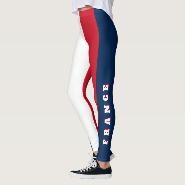 Custom France Print | Personalisierte französische Leggings (Links)