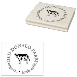 Custom Fresh Farm Small Business Gummistempel
