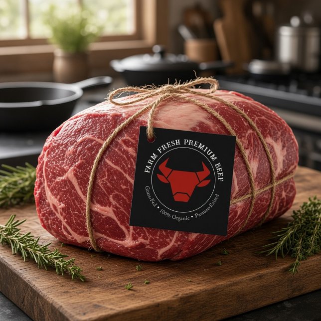 Custom Fresh Premium Beef Business-Tag Geschenkanhänger (Von Creator hochgeladen)