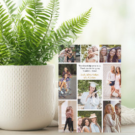 Custom Friends Collage Friendship Quote Card