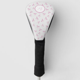 Custom Frilette Coquette Pink Aquarellbow Golf Headcover