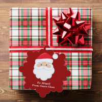 Custom from Santa Claus Niedlich Red Christmas Ges