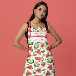 Custom Fruit Apron – Culinary Science by [Name] Schürze