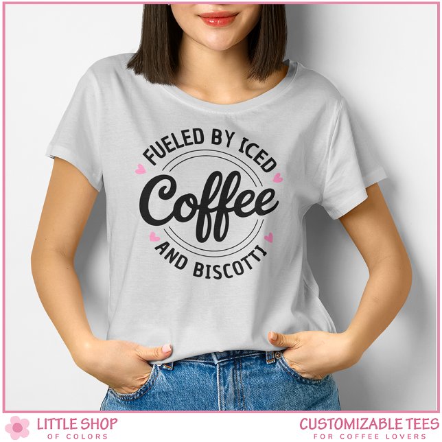 Custom Fueled by Iced Coffee Tri-Blend Shirt (Von Creator hochgeladen)