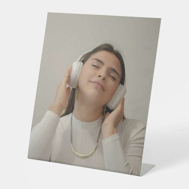 Custom Full Photo Modern   Sockelschild (Vorderseite)