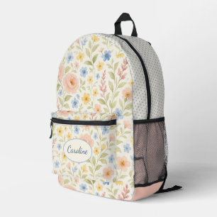 Custom Fun Classy Shabby Französisch Floral Art Mu Bedruckter Rucksack