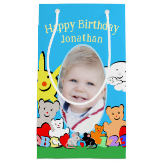 Custom Fun Cute Animals Birthday Kleine Geschenktüte